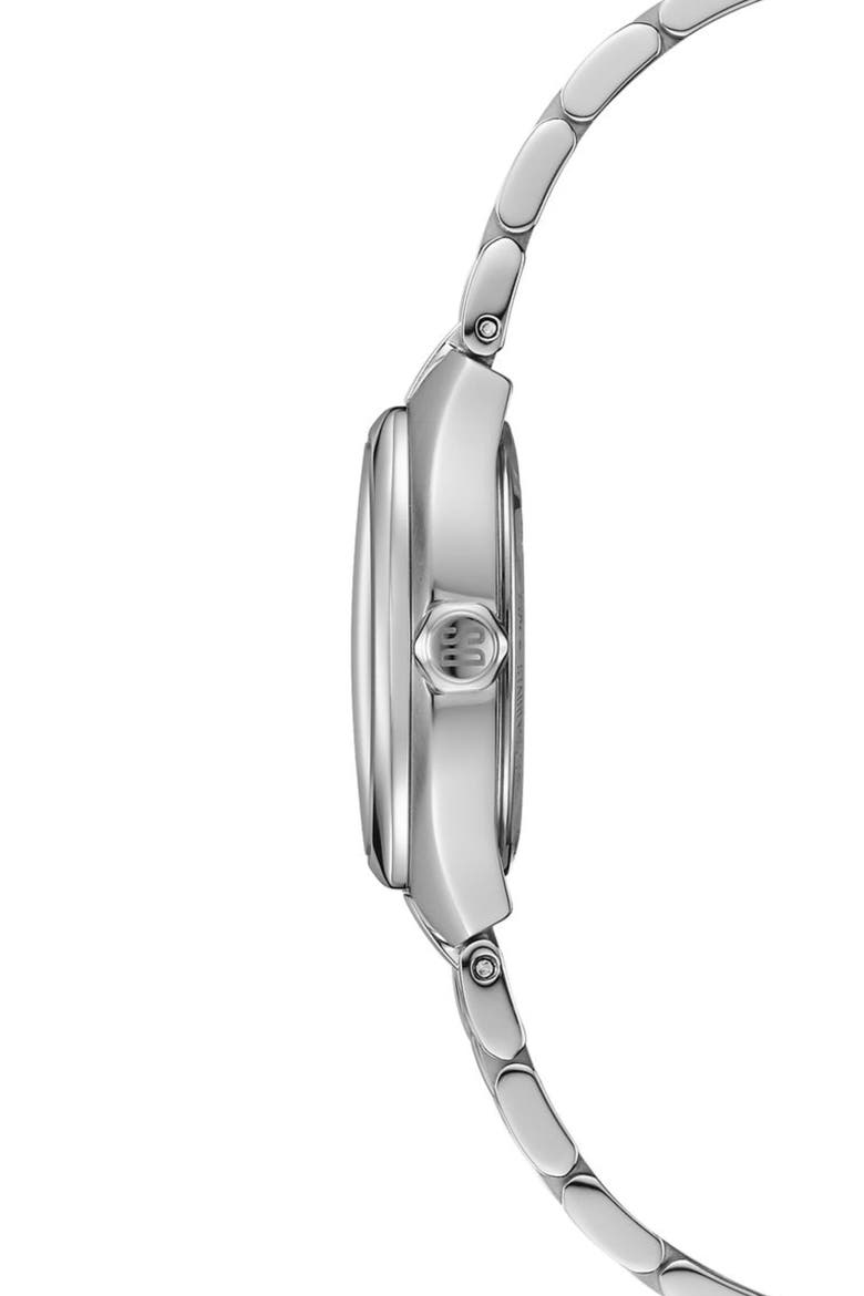 Bracelet Watch, 27.8mm x 25.8mm, Alternate, color, STAINLESS STEEL