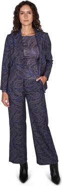 Lords of Harlech Julia Stretch Wool Tailored Blazer