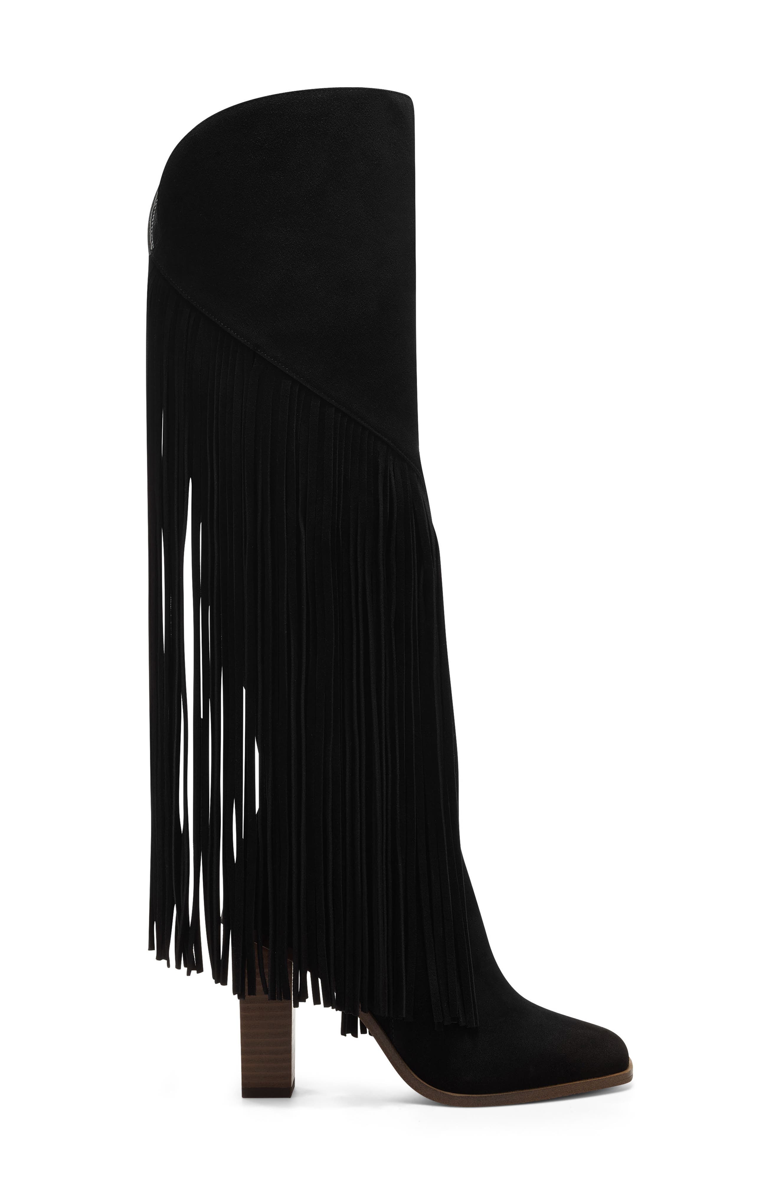 Jessica Simpson Asire Fringe Knee High Boot, Alternate, color, 