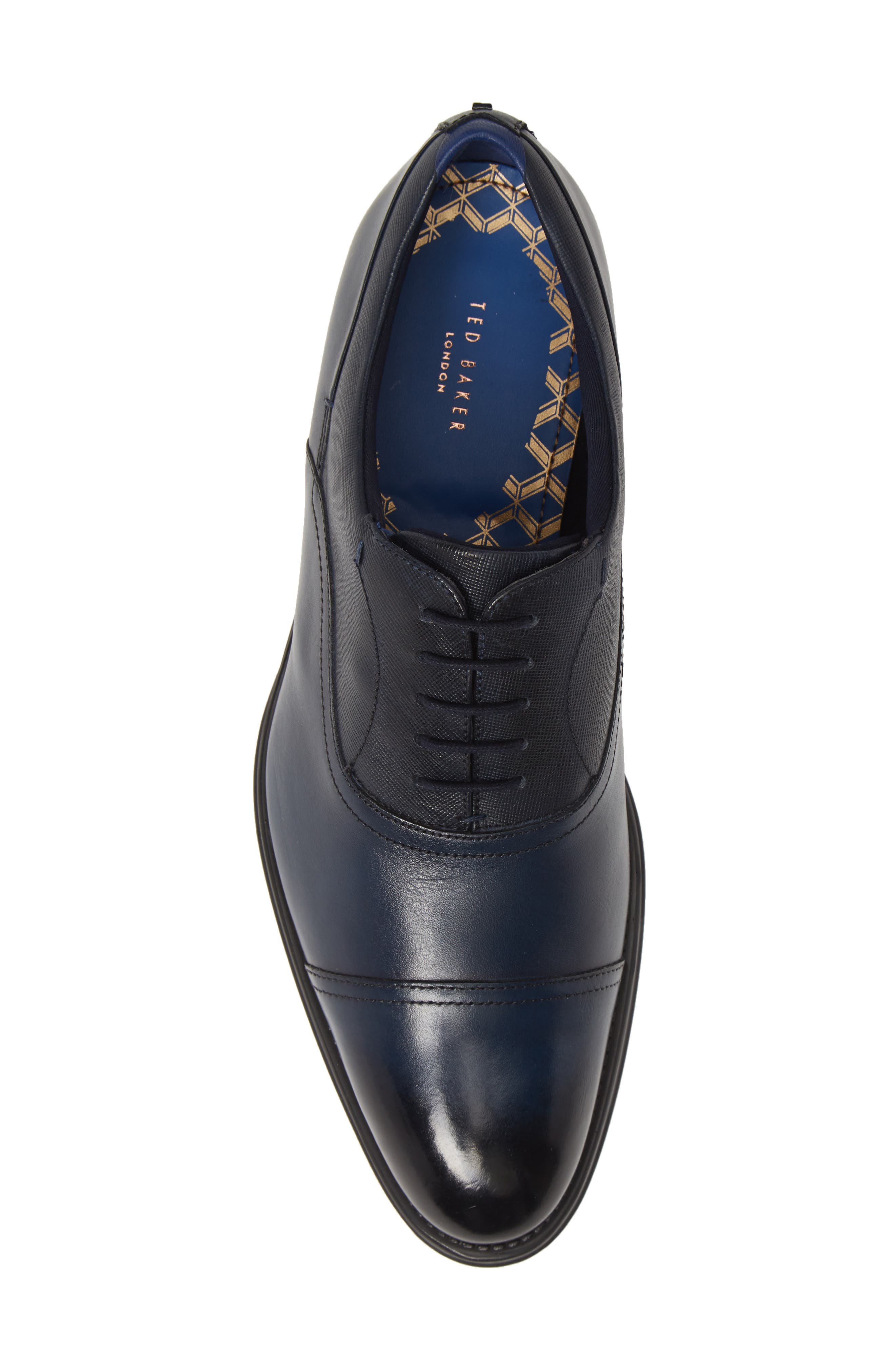 Ted Baker London Sibits Leather Cap Toe Oxford, Alternate, color, 