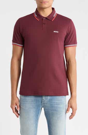 Paul Tipped Stretch Cotton Polo