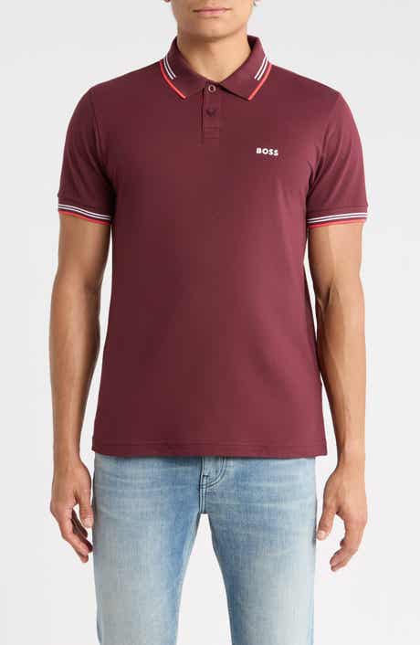 Paul Tipped Stretch Cotton Polo
