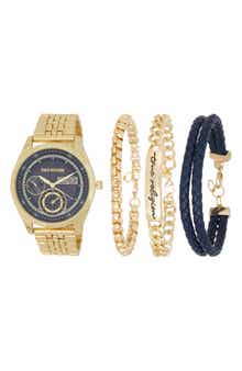 4-Piece Set Watch and Bracelet Gift Set