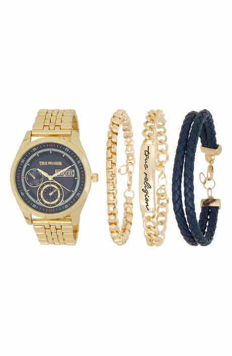 4-Piece Set Watch and Bracelet Gift Set