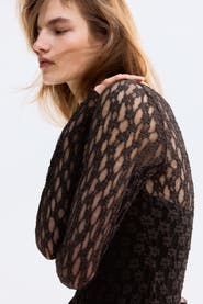 H&M Lace-look thong bodysuit