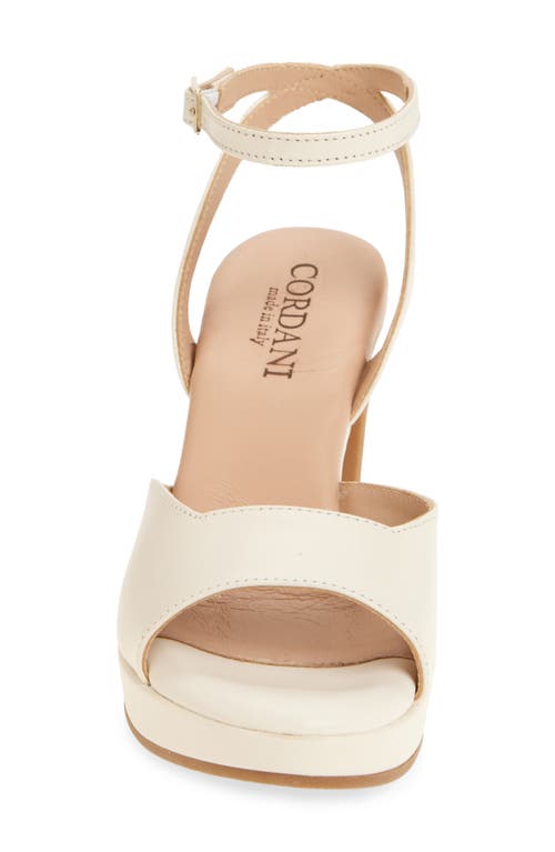 Cordani Vita Ankle Strap Platform Sandal In Brown