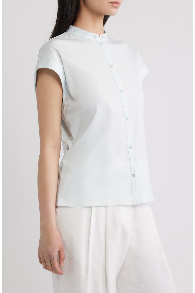 Good Sleeveless Button-Up Shirt, Alternate, color, PALE BLUE - G48