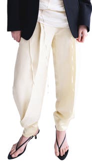 MANGO Satin Balloon Pants