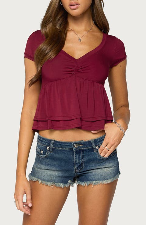Fontene Layered Babydoll Top