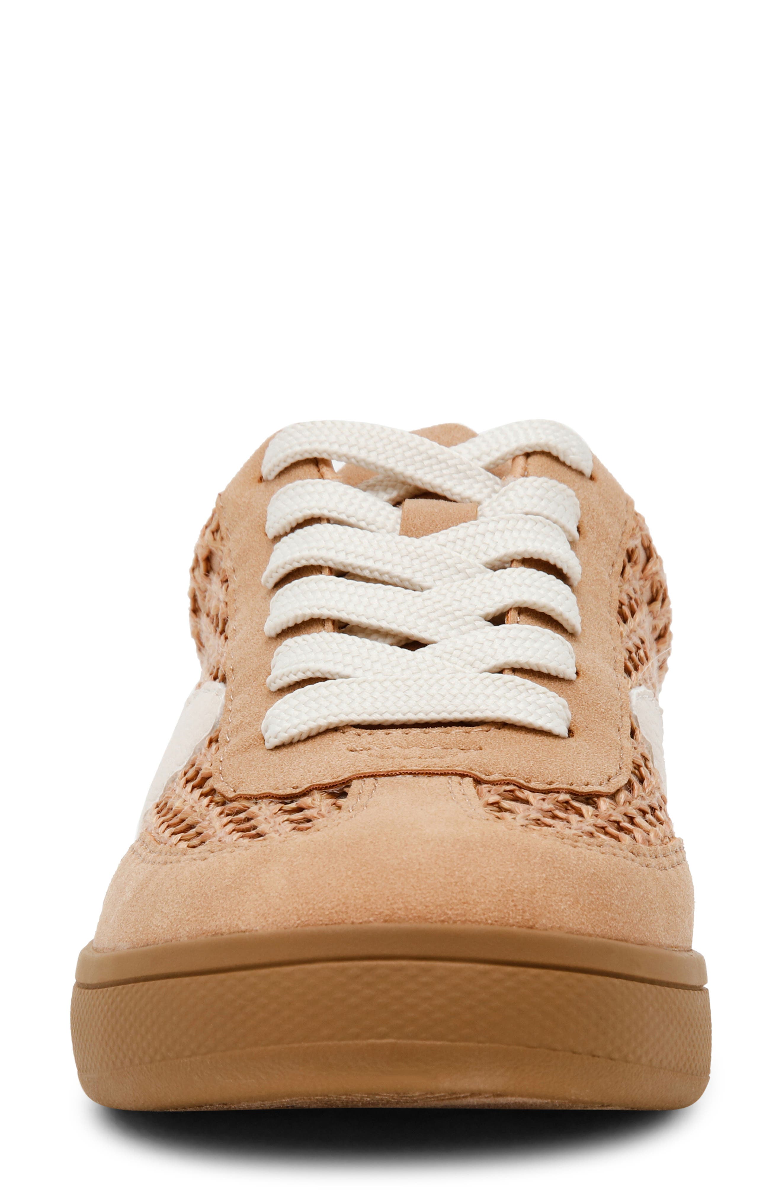 DV by Dolce Vita Voyage Sneaker, Alternate, color, Camel Raffia