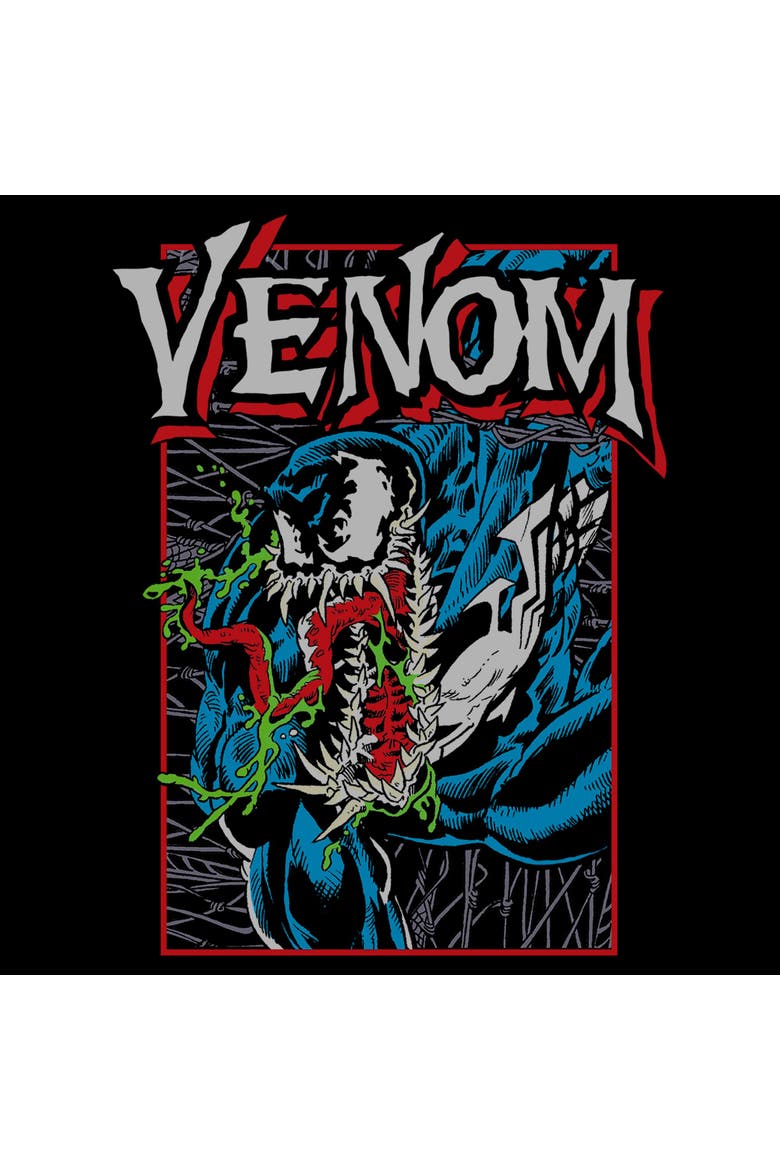 Men's Marvel Venom Classic Venom Poster  Graphic T-Shirt, Alternate, color, Black