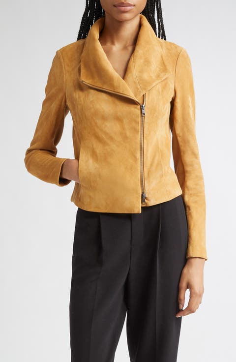 Suede Scuba Jacket
