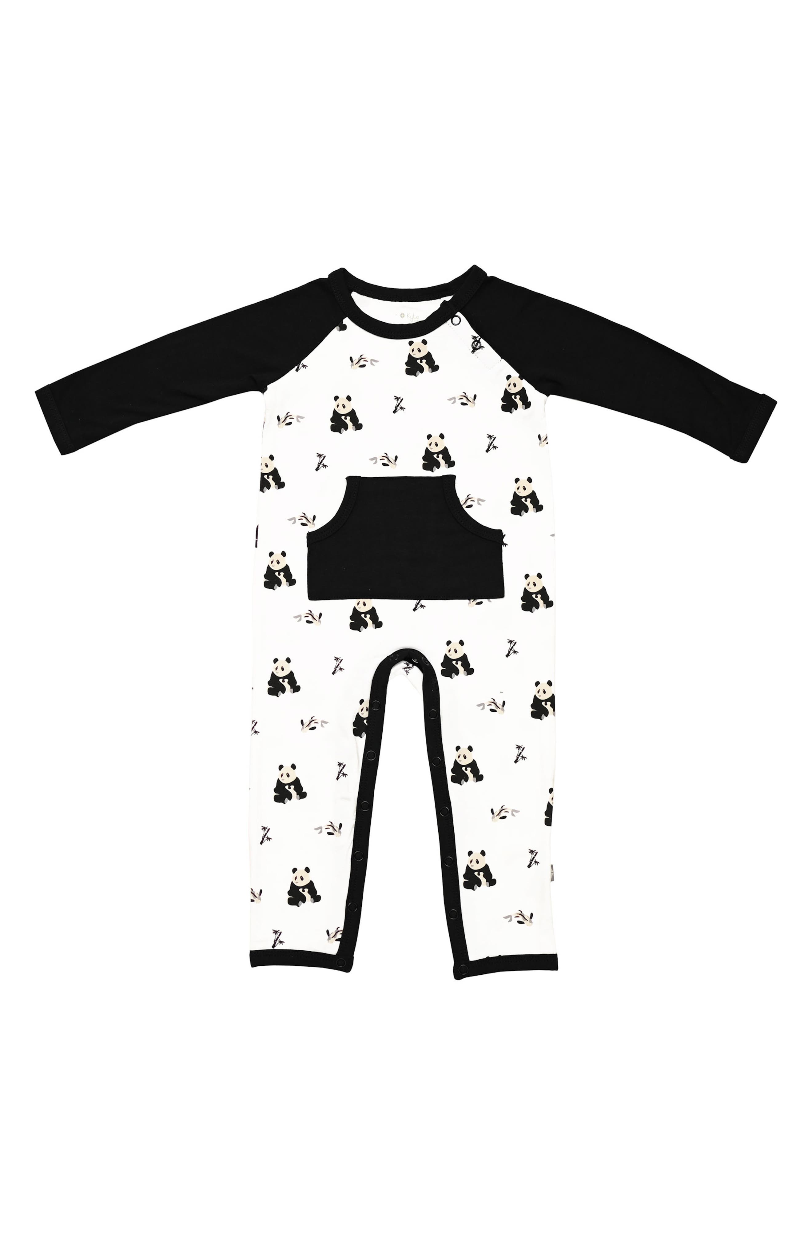 Kyte BABY Black and White Zen Romper