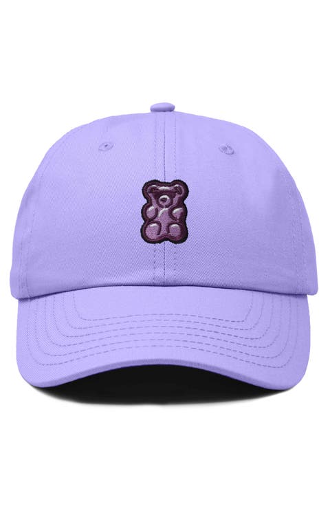 Purple Gummy Embroidered Cap