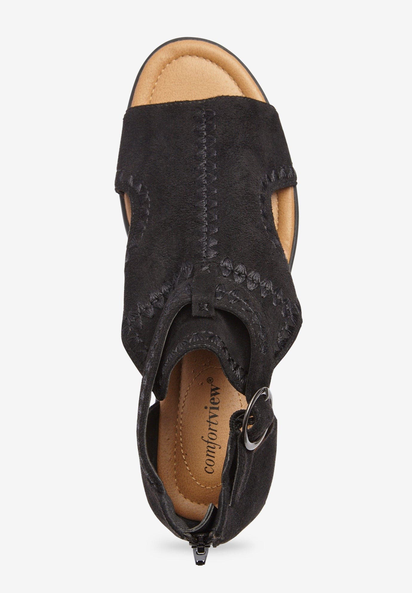 Comfortview The Kaia Shootie, Alternate, color, Black