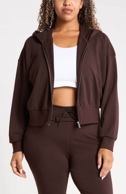Weekend Stretch Cotton Blend French Terry Hoodie