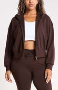 Zella Weekend Stretch Cotton Blend French Terry Hoodie