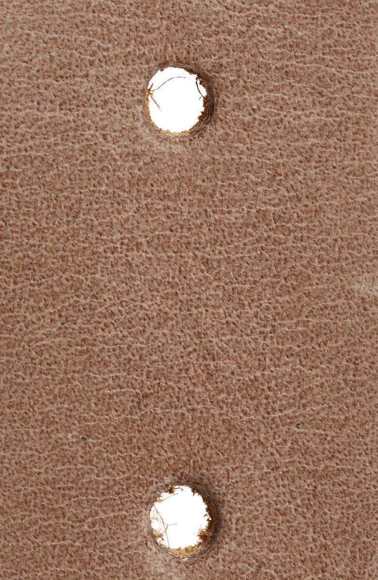 Ada Infinity Leather Belt, Alternate, color, Parchment