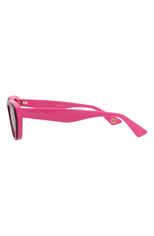 Gucci 54mm Cat Eye Sunglasses In Multi