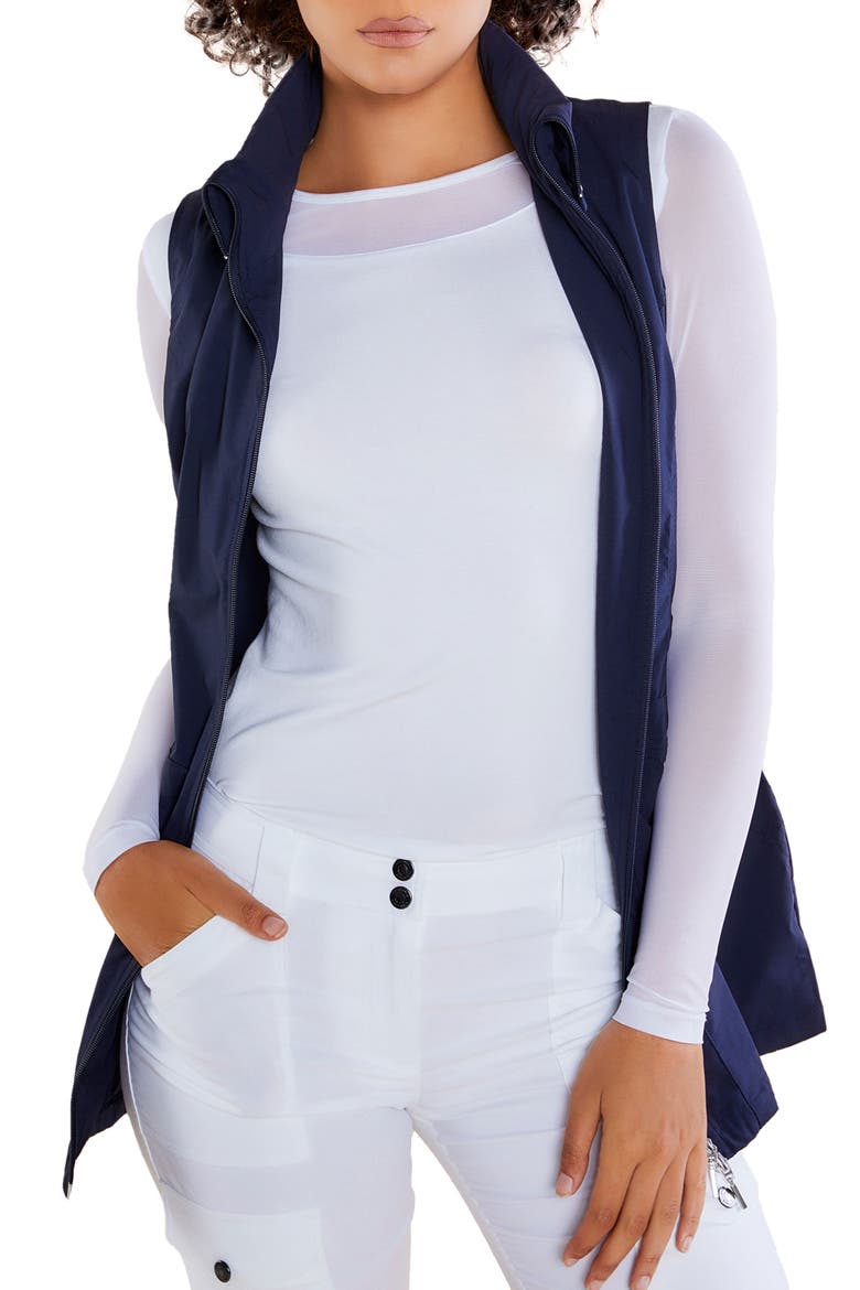 Delaney Travel Vest, Main, color, NAVY