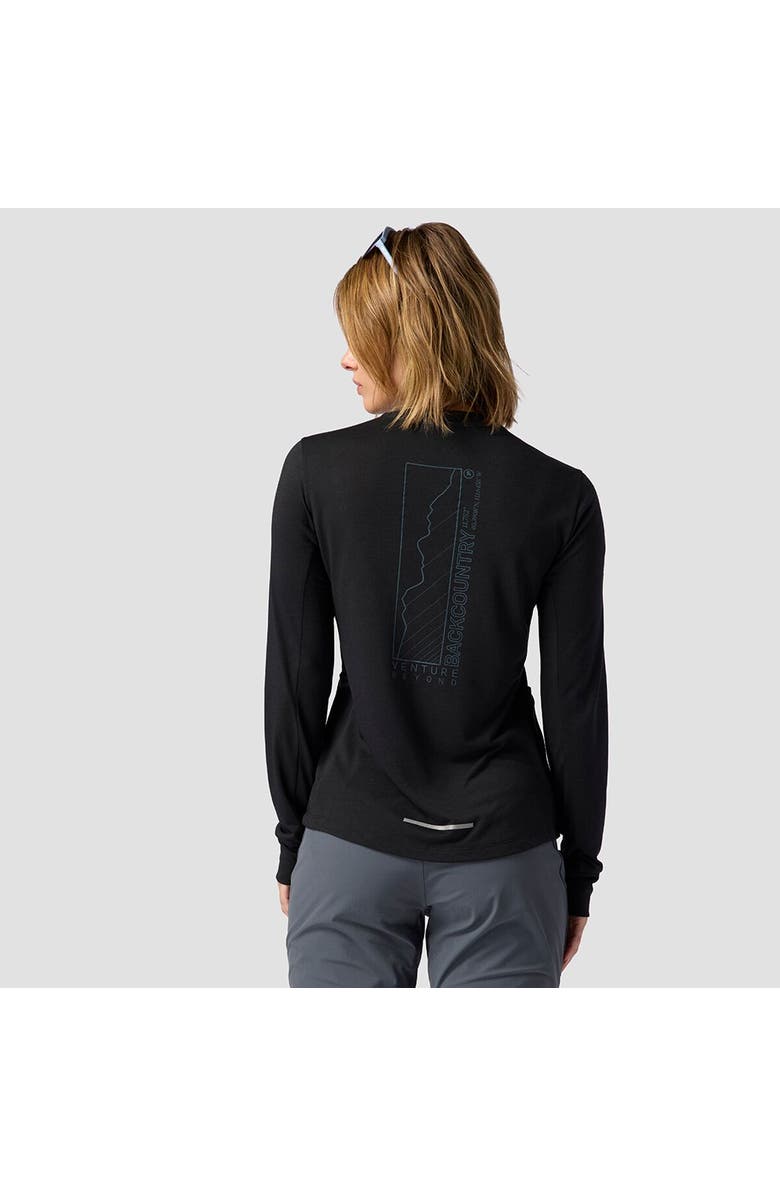 Backcountry Slickrock Drirelease Long-Sleeve Tech T-Shirt - Women's, Alternate, color, Black