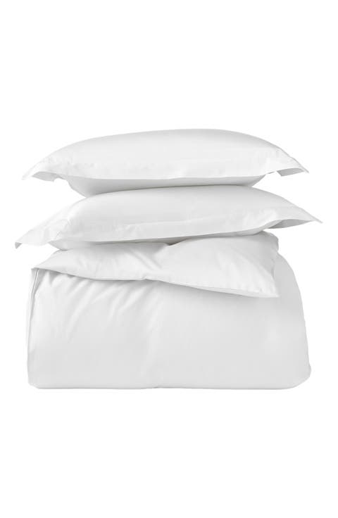 Classic Organic Cotton Sateen Duvet & Sham Set