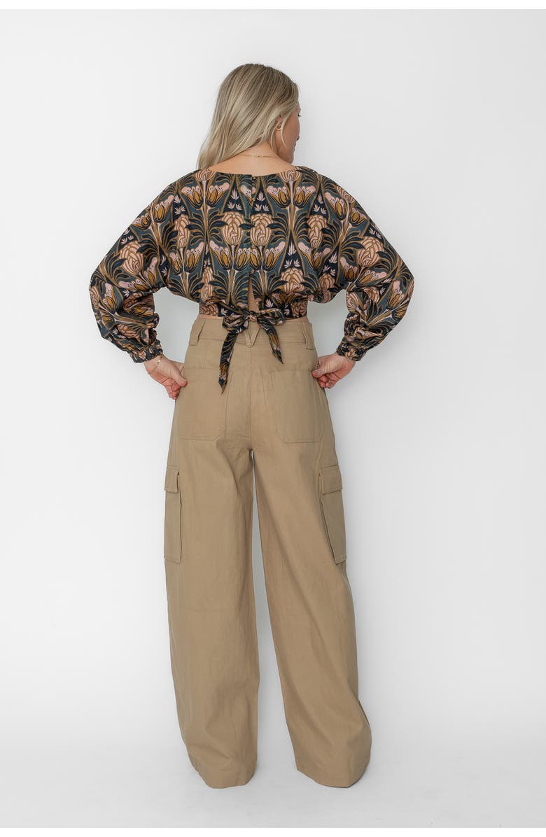 West Of Helene Top, Alternate, color, Multi