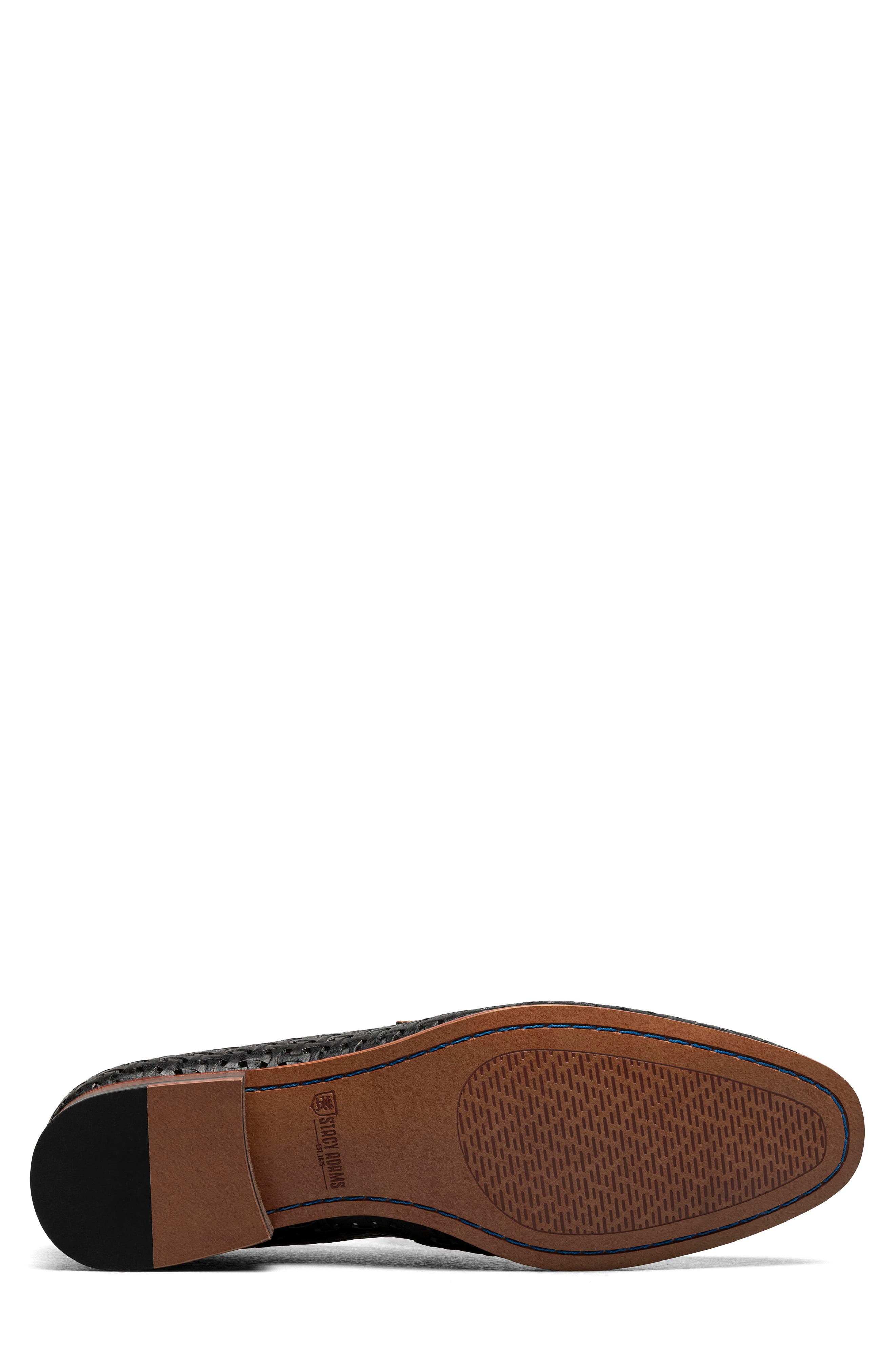 Stacy Adams Winstead Saddle Penny Loafer, Alternate, color, Black