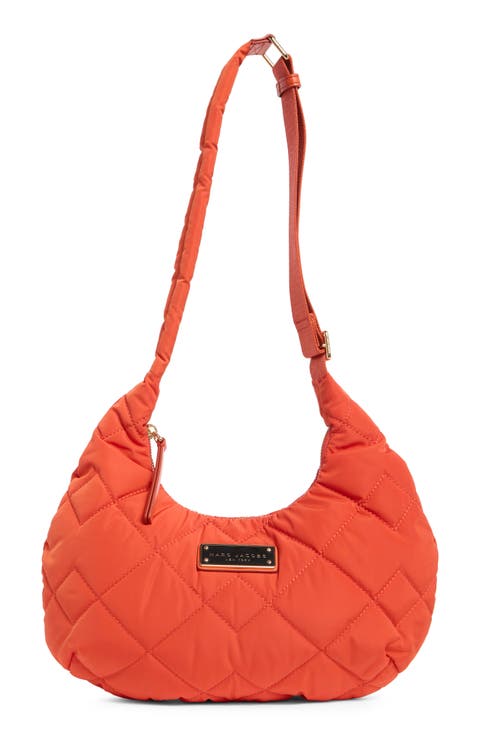 Quilted Nylon Shoulder Bag
