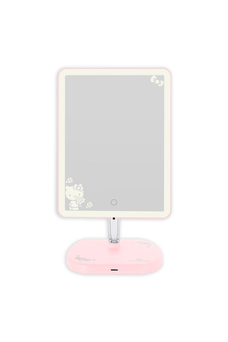 Hello Kitty Touch Pro 2.0 LED Makeup Mirror with Qi Charging Base, Alternate, color, Pink