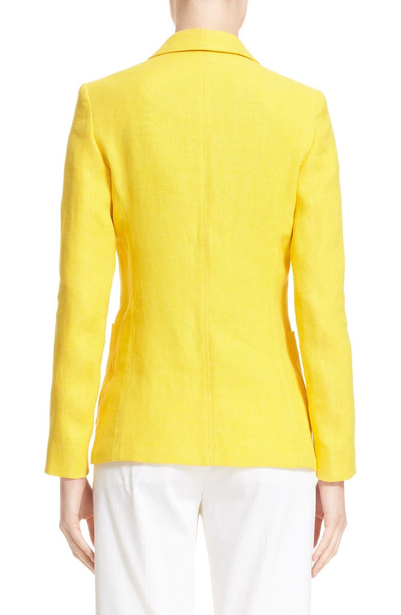Max Mara 'Gallia' Linen Jacket, Alternate, color,