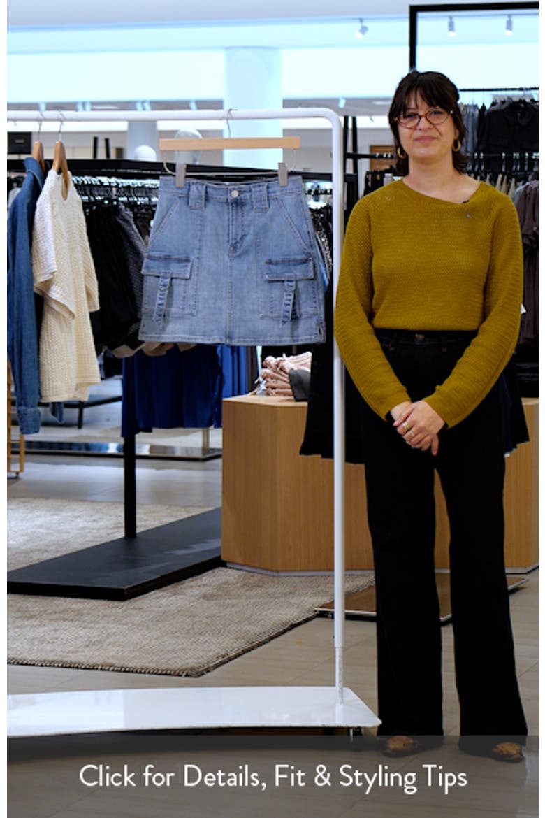 Cargo Denim Miniskirt video