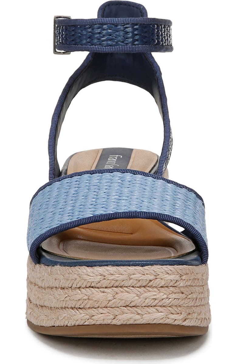 Franco Sarto Tiffany Platform Wedge Sandal, Alternate, color, Blue