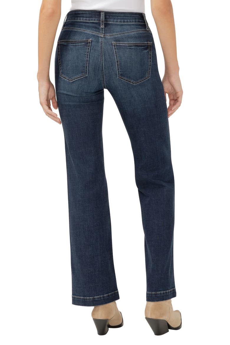 Avery Curvy High Waist Relaxed Straight Leg Trouser Jeans, Alternate, color, INDIGO