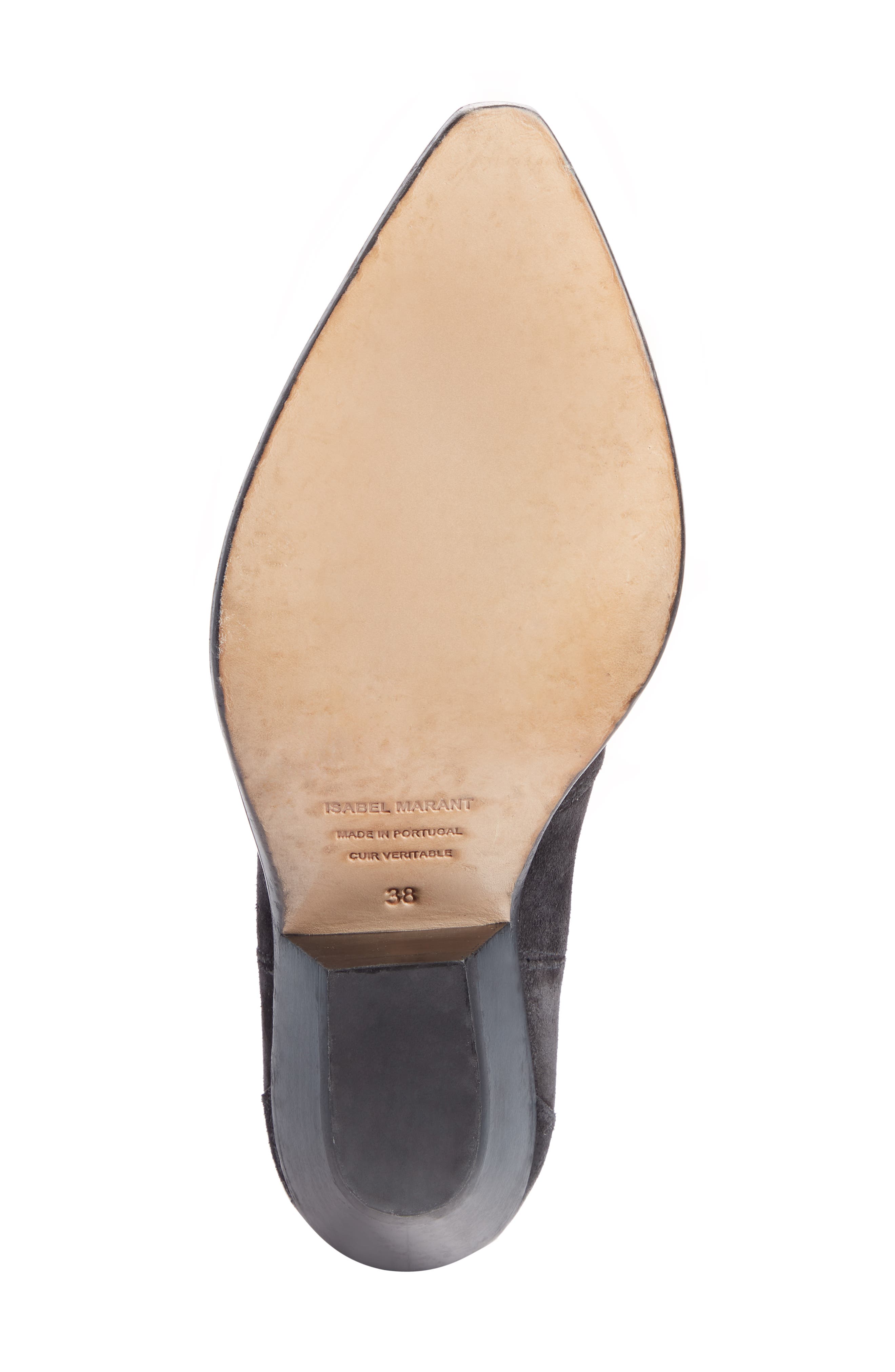 Dewina Western Boot, Alternate, color, FADED BLACK SUEDE
