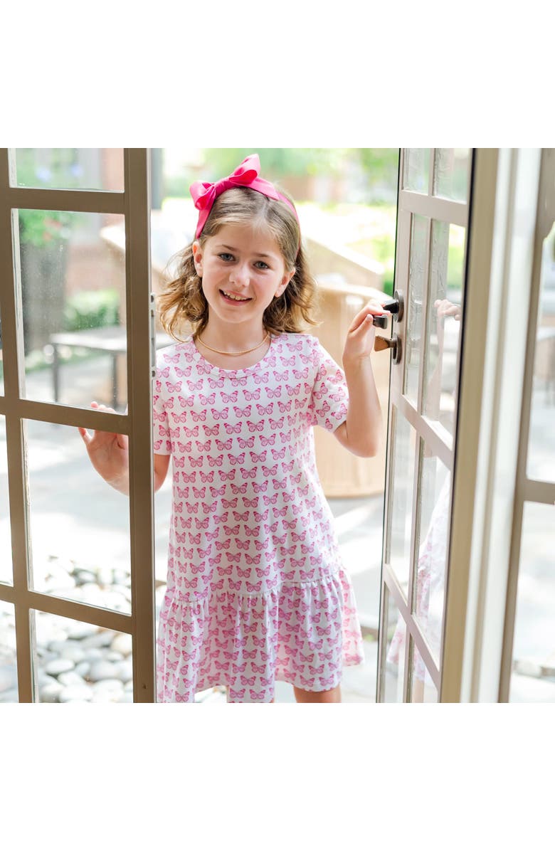 Lila and Hayes Lottie Girls' Dress, Alternate, color, Cartie Butterflies