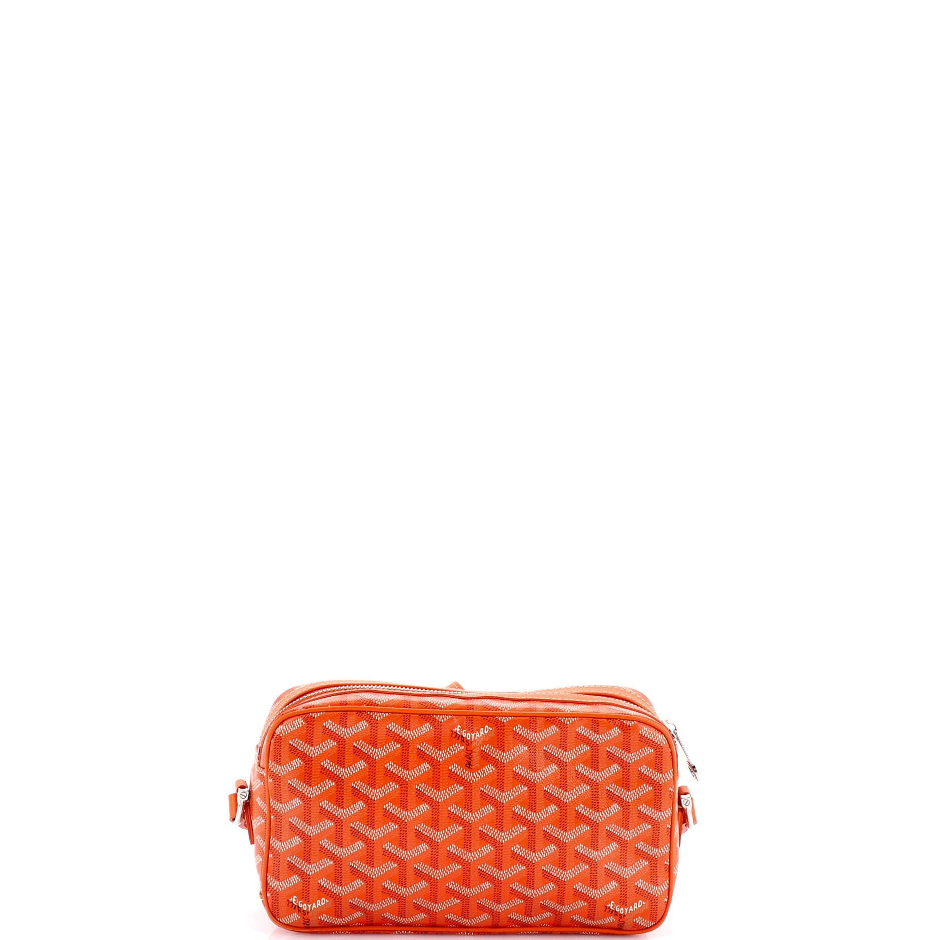 Pre-Owned Goyard Cap Vert Bag Coated Canvas, Alternate, color, Orange