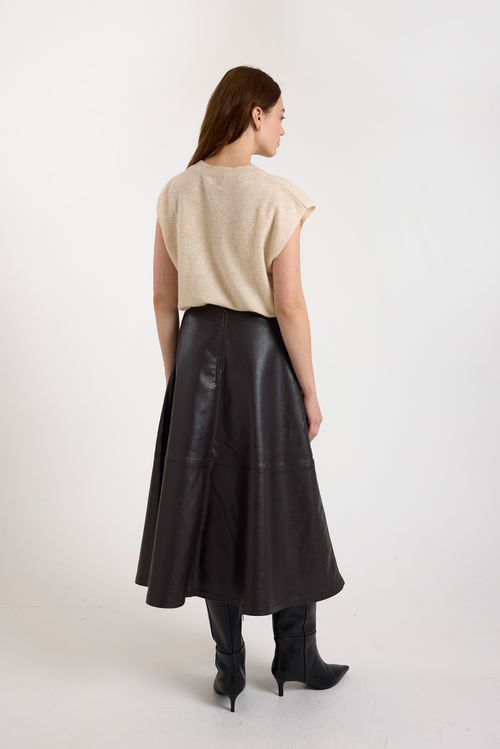 Brodie Pure Cashmere Tabby Knitted Cashmere Vest