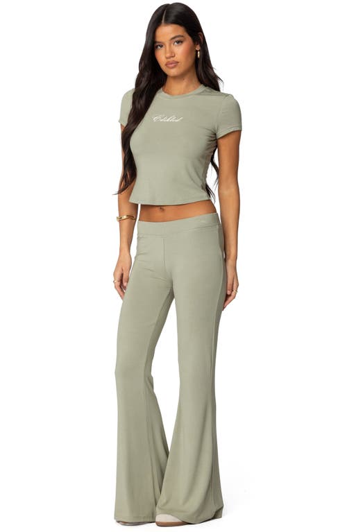 Edikted T Shirt In Olive