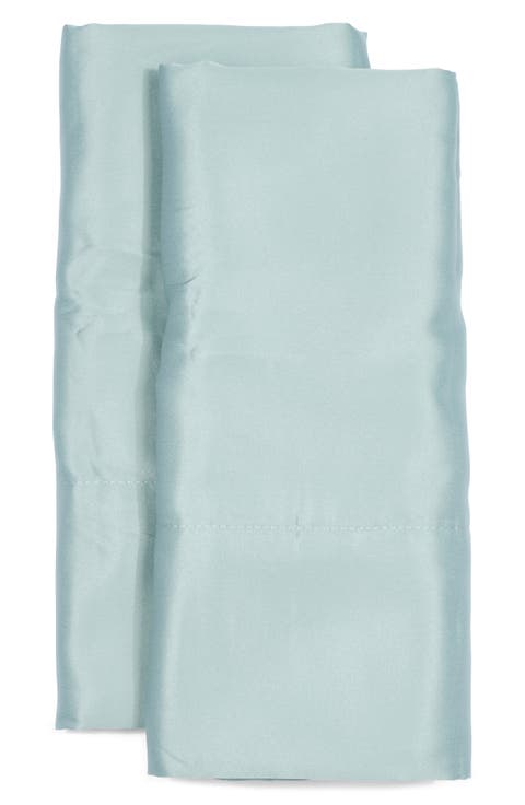 Set of 2 Lumina Lou Satin Shams