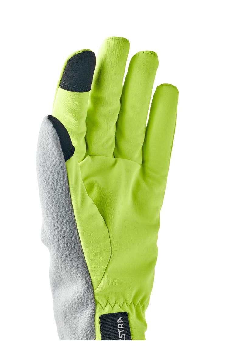 Hestra Runners Running Gloves, Alternate, color, Yellow High Viz