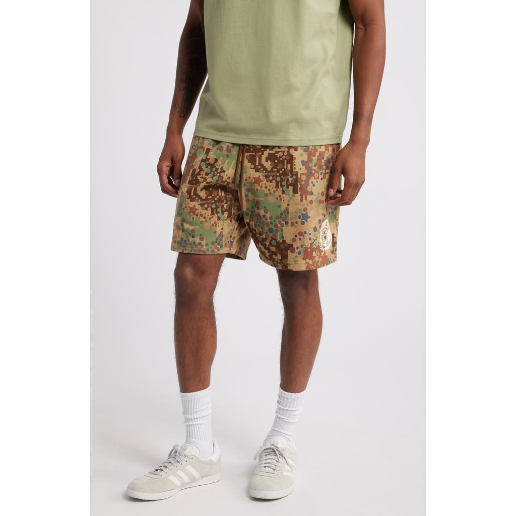 Billionaire Boys Club Titan Drawstring Knit Shorts In Multi