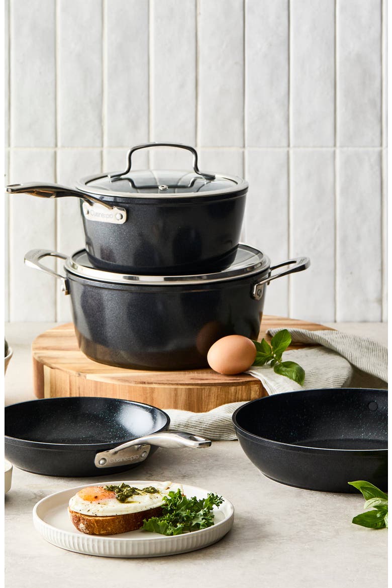 GREEN STONE™ 6-Piece Cookset, Alternate, color, Black