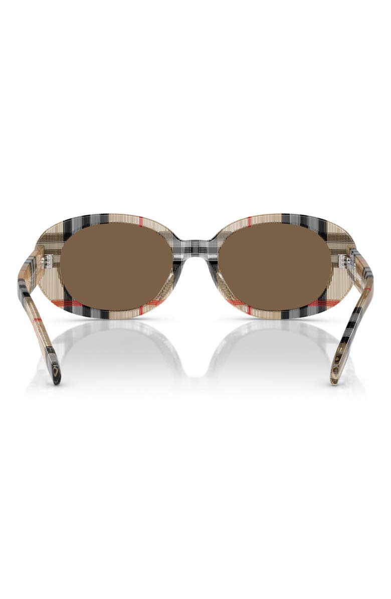 Burberry Kids' 48mm Oval Sunglasses, Alternate, color,