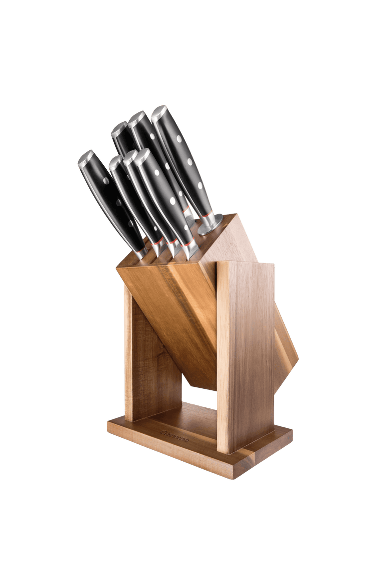 iconiX® 9-Piece Drenhen Knife Block, Main, color, Black