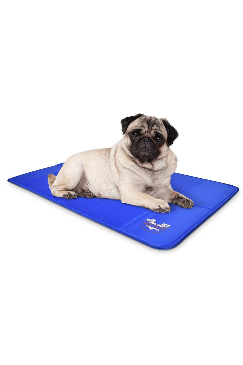 Dog Cooling Mat with Durable Non-Toxic Gel Design, Main, color, Grey