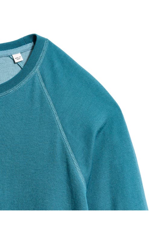 Billy Reid Raglan Crew In Blue