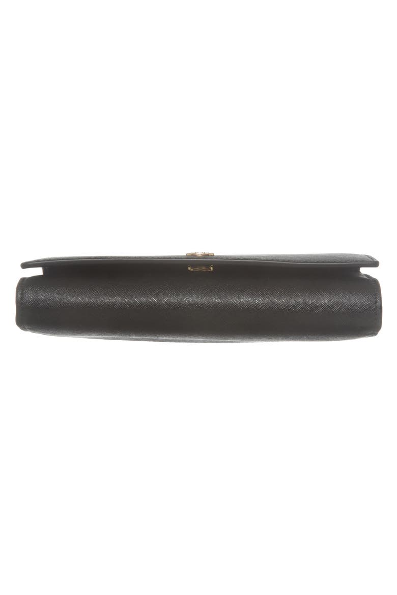 Robinson Leather Wallet on a Chain, Alternate, color, BLACK / ROYAL NAVY