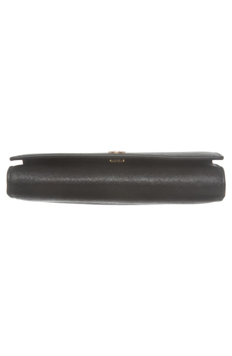 Tory Burch Robinson Leather Wallet on a Chain, Alternate, color, 