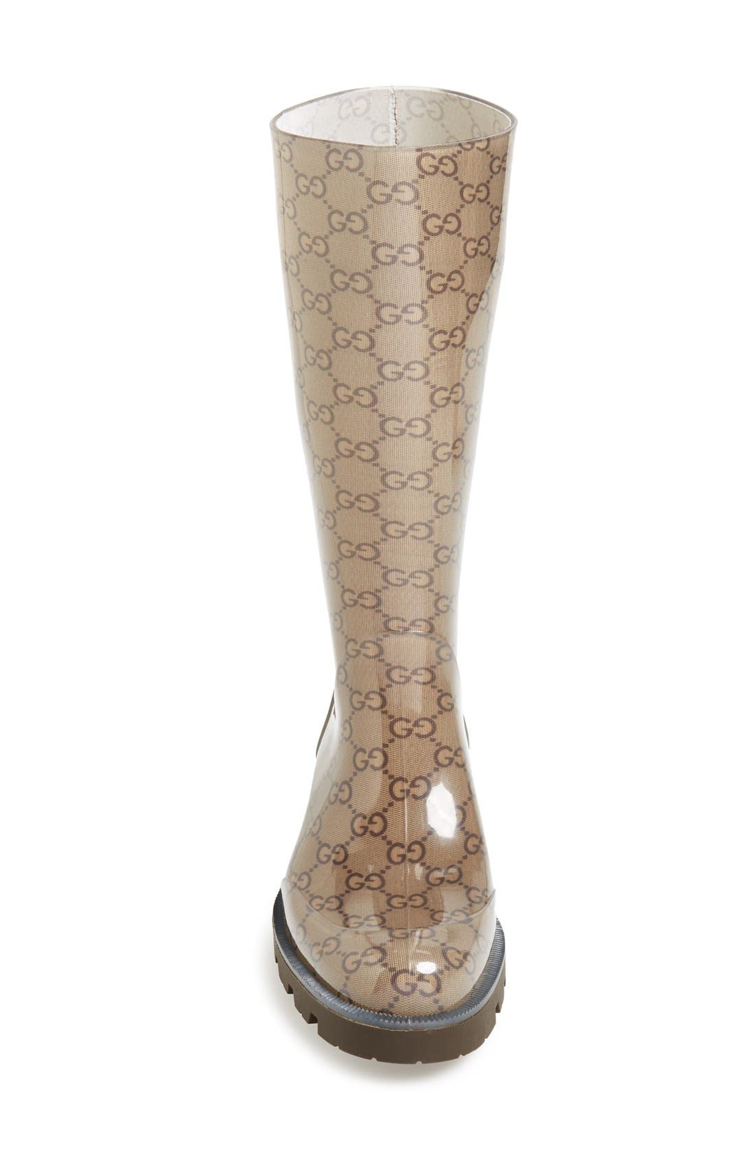 Gucci 'Edimburg GG' Rain Boot, Alternate, color, 